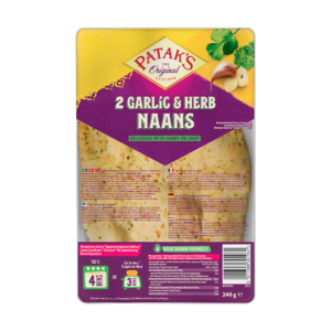 Mini naan garlic & coriander